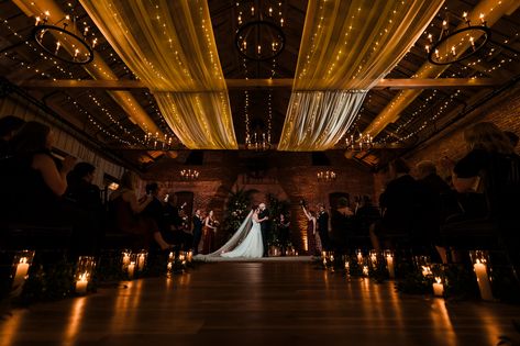 A bride and groom shared an intimate kiss during their ceremony at Cork Factory Hotel wedding venue in Lancaster, PA. Photo by SMJ Photography, a Lancaster, PA-based wedding photographer. Cork Factory Hotel Wedding, Pa Wedding Venues, Hotel Wedding Venues, Wedding 2025, Wedding Essentials, Groom Portraits, Lancaster Pa, Ideal Wedding, Real Couples