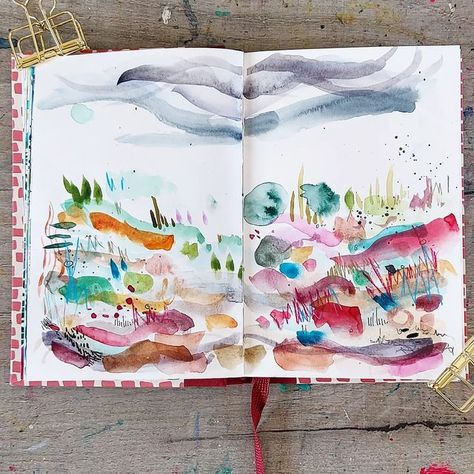 Watercolor Swatches, Sketchbook Love, Sketchbook Scrapbook, Christian Painting, Inspiration For Painting, Watercolor Mixing, Sketchbook Illustration, My Art Style, Watercolor Sketchbook