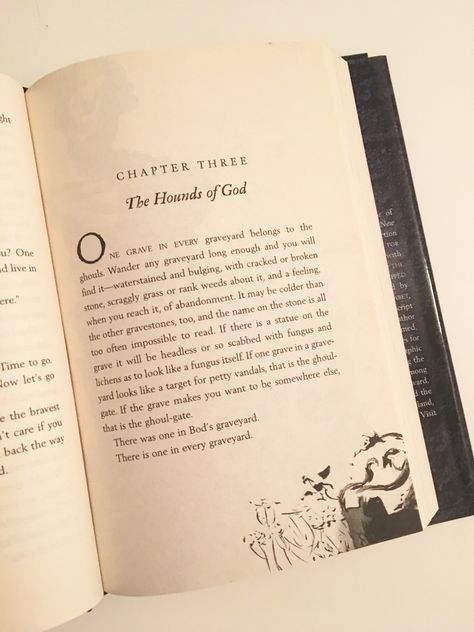 The Graveyard Book by Neil Gaiman Interior book design, layout Illustrations by Dave McKean Novel Design Layout, Book Typography Layout, Book Chapter Design Illustrations, Book Chapter Illustration, Chapter Design Ideas, Chapter Page Design Layout, Chapter Design Layout, Book Inside Pages Design, Old Book Layout