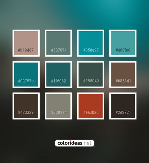 Graphics Design Inspiration, Teal Color Palette, Blue Chill, Dark Sea Green, Color Palette Ideas, Colors Inspiration, Teal Green Color, Light Steel Blue, Dim Gray