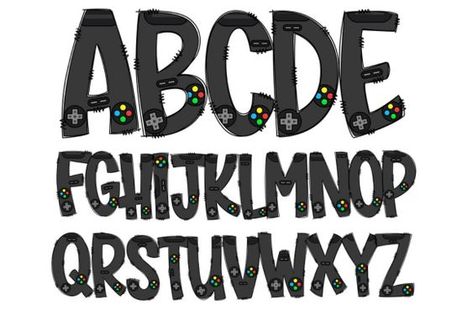 Gaming Doodle Letters Gamer Alphabet Graphic by FreeSublimations · Creative Fabrica Font #font fonts #fonts doodle font #doodlefont doodle fonts #doodlefonts doodles fonts #doodlesfonts doodles font #doodlesfont 5.97 Gamer Alphabet Letters, Doodle Lettering Alphabet Fonts, Letter Calligraphy, Handwriting Logo, Fonts Quotes, Free Handwriting, Letter Games, Doodle Letters, Doodle Alphabet