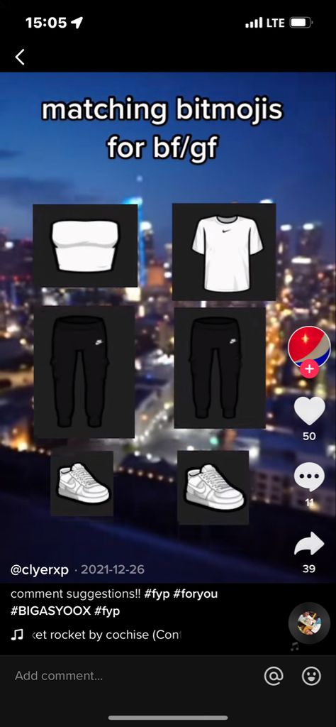 Matching Snapchat Bitmoji Outfits Boyfriend, Matching Outfits For Couples Snapchat, Matching Bit Emojis On Snapchat, Matching Bitmoji Ideas Couples, Matching Bitmoji Fits Couple, Bit Emoji Outfits Snapchat Ideas, Bf And Gf Bitmoji Outfits, Matching Bit Mojis For Couples, Bitmojis For Couples