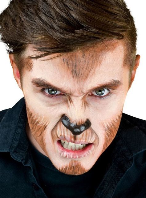 Werewolf Face Paint, Werewolf Makeup, Wolf Makeup, Face Paint Set, Werewolf Costume, Professional Makeup Kit, Face Paint Kit, Face Paint Makeup, Male Makeup