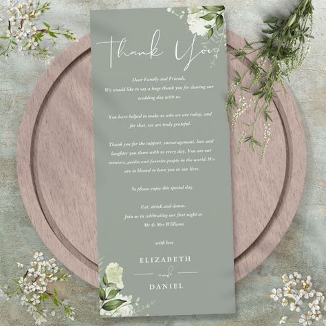 Wedding Reception Guest, Green Themed Wedding, Sage Green Floral, Floral Greenery, Sage Green Wedding, Greenery Wedding Invitations, Reception Card, Botanical Wedding, Wedding Celebration