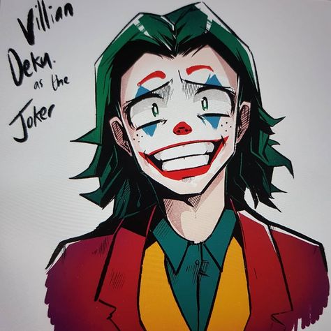 Villain Izuku, Joker Villain, Joker Cartoon, Joker Smile, Joker Drawings, Smile Drawing, Der Joker, Justice League Wonder Woman, Joker Pics