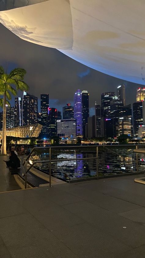 Singapore City Aesthetic, Singapore Night Aesthetic, Singapura Aesthetic, Singapore City Night, Singapore Night View, Singapore Wallpaper, Zepeto Background Aesthetic House, Aesthetic Singapore, Singapore At Night