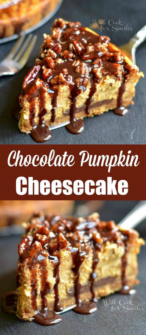 Chocolate Pumpkin Cheesecake Recipe, Pumpkin Chocolate Chip Cheesecake, Cheesecake Bowls, Pumpkin Chocolate Cheesecake, Chocolate Pumpkin Cheesecake, Chocolate Layer Dessert, Vegan Bowl Recipes, Spaceship Illustration, Nutella Recipes Easy