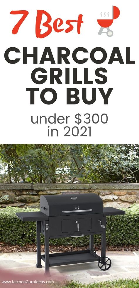 Check out these best charcoal grills you can get for just under $300. They are the best models of 2021 and include both outdoor and portable charcoal grills. Clean Grill Grates, Charcoal Grilling, Grilling Guide, 300 Dollars, Grill Cleaning, Best Charcoal Grill, Charcoal Bbq Grill, Portable Charcoal Grill, Best Charcoal