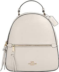 Coach Jordyn Backpack, Chalk Polished Pebble, American House, Coach Leather, Backpack Purse, Lining Fabric, Pebbled Leather, Leather Coat, Zipper Pocket, Inside Pocket