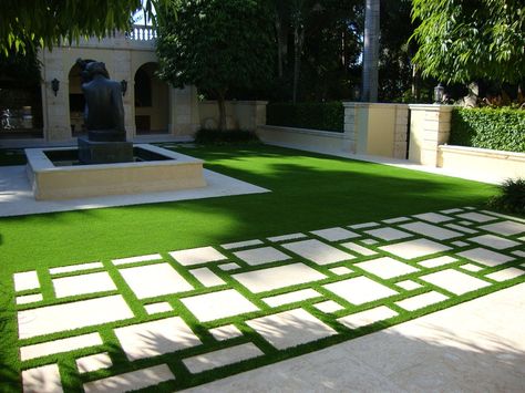 Pavers Backyard, No Grass Backyard, Patio Pavers, Pathway Landscaping, Paver Walkway, Artificial Lawn, Garden Walkway, Web Images, Paver Patio