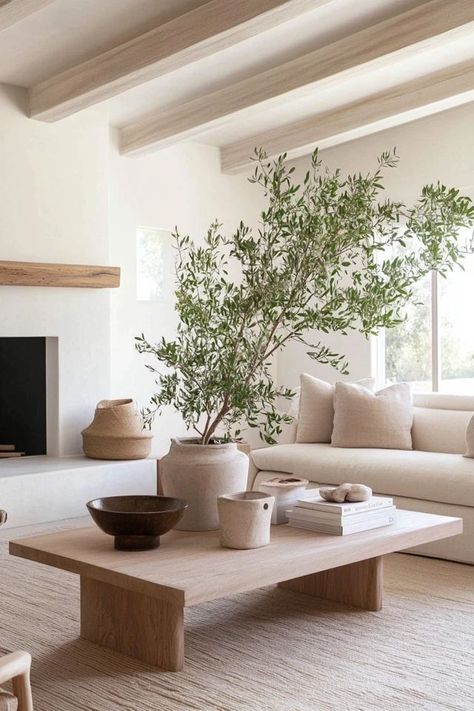 "Blend nature with modern design in an Organic Modern Living Room! 🌿🛋️ This style combines clean lines, natural materials, and a neutral palette for a calm and sophisticated space. 🌟✨ #OrganicModern #LivingRoomDesign #NaturalDecor" Organic Modern Living Room, Organic Living Room, Neutral Palette, Nature Decor, Natural Living, Organic Modern, Modern Living, Modern Living Room, Clean Lines