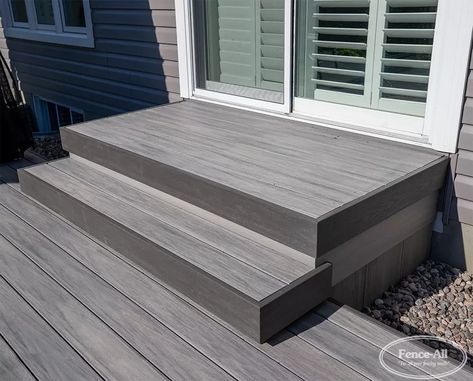 Composite Decking Steps, Deck Upgrades, Porch Box, Box Steps, Deck Composite, Teak Deck, Patio Stairs, Aluminum Gazebo, Pvc Decking