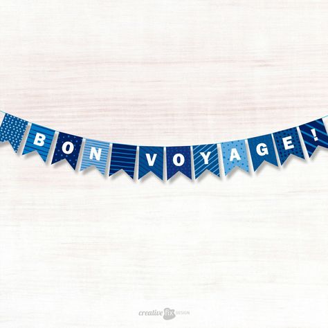 Got a special message? Say it big ♡ 🙆 Farewell Banner Design, Bon Voyage Banner, Farewell Banner, Bon Voyage Party, Name Bunting, Birthday Name, Printable Banner, Cricut Ideas, Banners Signs