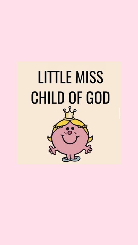 #littlemiss #jesuslovesyou #fyp #jesuschrist #childofgod Little Miss Child Of God, Child Of God Wallpaper, Kawaii Christian Wallpaper, Pink Jesus Quotes, Girly Jesus Wallpaper, Glorify God, Christian Board, Jesus Loves You, Little Miss