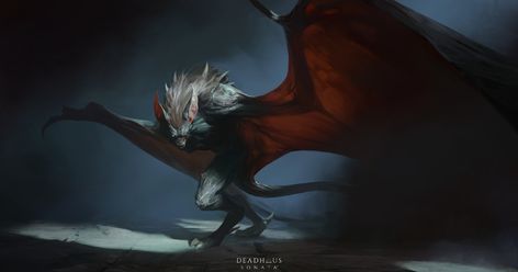 ArtStation - Deadhaus Sonata - Werebat Designs, Vertpaint Studios Demon Bat Art, Bat People, Odd Creatures, Bat Monster, Vampire Kingdom, Oc Concept, Arte Zombie, Monster Vampire, Fantasy Wizard