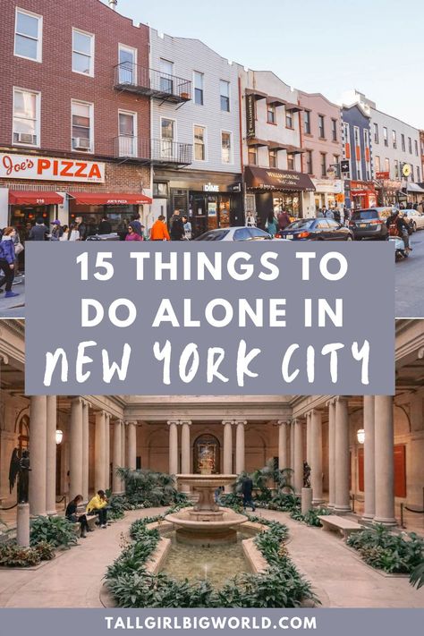 Nyc What To Do, New York Travel Tips, New York What To Do, Nyc Solo Trip, Nyc Fun Things To Do, Non Touristy Things To Do In Nyc, Nyc To Do, What To Do In New York, Nyc Things To Do