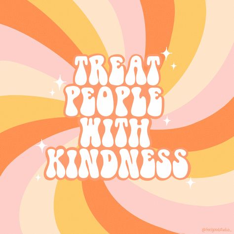 Harry Styles inspired 🤩 #treatpeoplewithkindness #tpwk #harrystyles #fineline #quotes #quoteoftheday #quotestoliveby #procreate #procreatelettering #ipad #ipadlettering #lettering #groovy #retro #cute #aesthetic #directioner Groovy Positive Quotes, Groovy Quotes Aesthetic, Retro Quotes Aesthetic, Groovy Widgets, Retro Groovy Aesthetic, Groovy Quotes, Groovy Quote, Preppy Quotes, Door Quotes