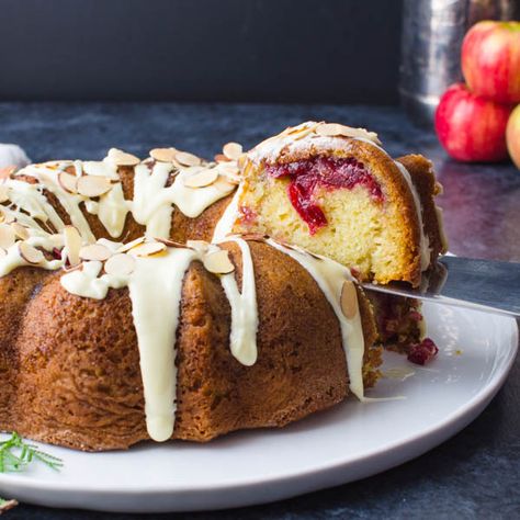 Cranberry Coffee Cake with Leftover Cranberry Sauce | Garlic & Zest Cranberry Sauce Coffee Cake, Cranberry Coffee Cake, Leftover Coffee, Canned Cranberries, Canned Cranberry Sauce, Apple Streusel, Leftover Cranberry Sauce, Baking Cookbooks, Cranberry Sauce Recipe