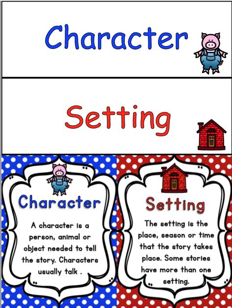 FREEBIE - Character and setting picture sort. Check out our character and setting BUNDLE for lessons plans, interactive PPT, graphic organizers, picture cards and more. Characters And Setting Activities, Characters Setting Problem Solution, Setting Picture, Beginning Of Kindergarten, Wake Ideas, Character And Setting, Story Elements, Narrative Writing, Writer Workshop