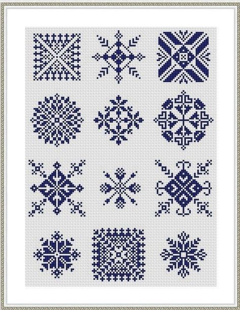 Nordic Cross Stitch Patterns, Nordic Cross Stitch, Lace Christmas Ornaments, Scandinavian Cross Stitch Patterns, Nordic Patterns, Nordic Snowflake, Filet Lace, Cross Stitch Bookmarks, Cross Stitch Pictures