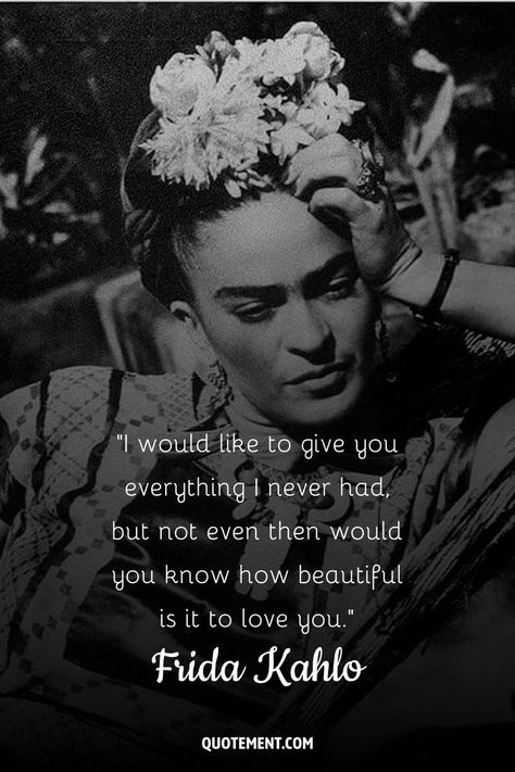 Explore an amazing collection of Frida Kahlo quotes celebrating a life lived unapologetically, boldly, and always with fearless expression! Fearless Women Quotes, Frida Quotes, Frida Kahlo Quotes, Positive Quotes Wallpaper, Art Of Letting Go, Frida Art, Fearless Women, Quotes To Inspire, Lovely Quote