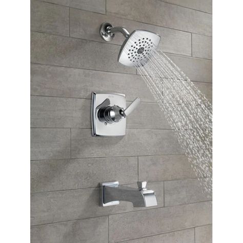 Delta Ashlyn Chrome 1-handle Bathtub and Shower Faucet in the Shower Faucets department at Lowes.com Delta Nicoli, Delta Shower, Shower Faucet Sets, Tub And Shower, Tub Spout, Delta Faucets, Tub Shower, Tub And Shower Faucets, Faucet Handles