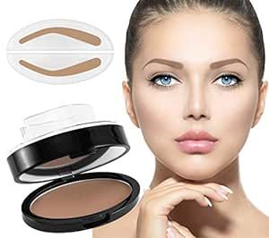 Boobeen Eyebrow Seal Stamp Powder - Waterproof 3 Seconds Eye Make Up Nature Coloring Kit - Creates Natural Looking Brows for Makeup Beginners Perfect Eyebrow Makeup, Party Make-up, Eyebrow Stamp, Casual Makeup, Makeup Beginners, Lazy People, Brow Brush, Natural Eyebrows, Powdered Eyebrows