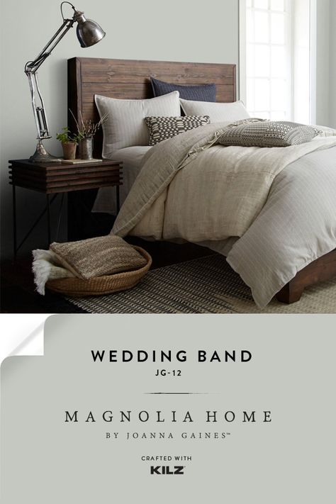 Wedding Band Paint Color Joanna Gaines, Magnolia Paint Colors Joanna Gaines Bedroom, Gatherings Magnolia Paint, Magnolia Home Weekend Paint, Gatherings Paint Color Magnolia, Magnolia Home Paint Colors, Farmhouse Updates, Magnolia Home Paint, Johanna Gaines