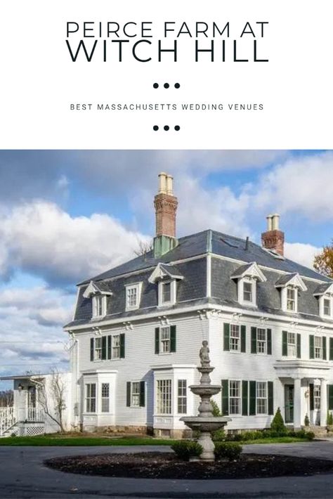 Resource guide to planning your wedding at Peirce Farm at Witch Hill in Massachusetts Massachusetts Wedding Venues, Boston Wedding Venues, Elegant Wedding Venues, Massachusetts Wedding, Boston Wedding Photographer, Boston Wedding, England Wedding, Wedding Boston, Boston Ma