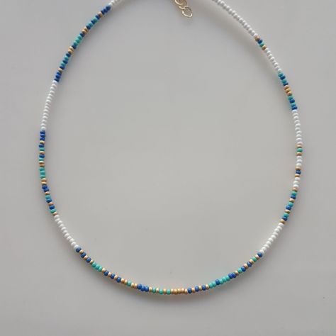 Small Beaded Necklace, Indie Necklace, Hip Jewelry, Beachy Necklace, Gold Beaded Necklace, Manik Manik, Multi Coloured Necklaces, Necklace Colorful, Bead Choker