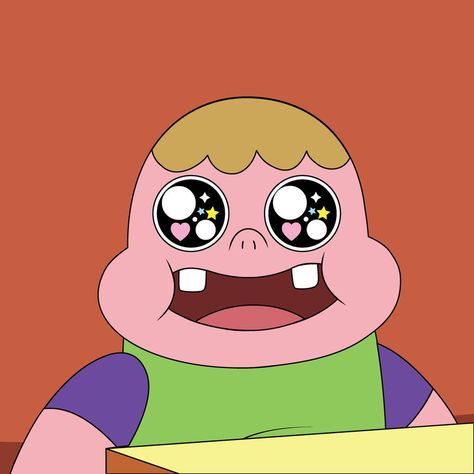 Clarence Kawaii eyes by mowmeme on DeviantArt Clarence Characters, Clarence Cartoon Network, Kawaii Eyes, Cartoon Network Characters, Cartoon Network Shows, Easy Canvas, Good Cartoons, Cartoon Gifs, Cartoon Background