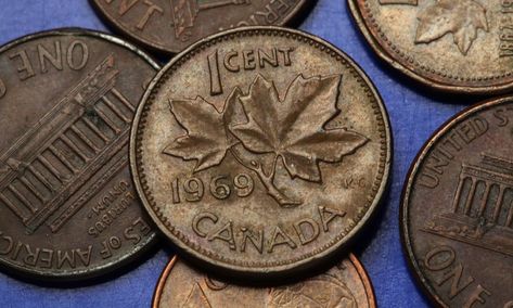 Silver Coins Worth, Valuable Wheat Pennies, Canadian Penny, Rare Coin Values, Old Pennies Worth Money, Old Coins Value, Rare Pennies, Penny Values, Canadian Coins