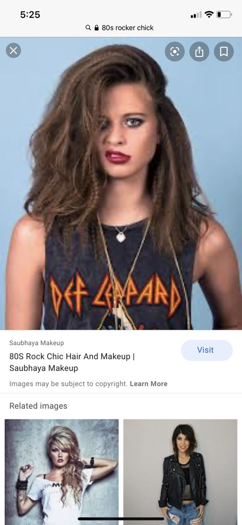 80s Rocker Chick Makeup, 80s Rocker Hair, 80s Rocker Chick, 80s Makeup Looks, 80’s Hair, Rock Makeup, 80s Rocker, Rocker Hair, 80s Makeup