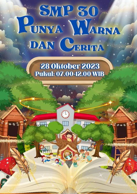 poster acara kegiatan sekolah #poster #posterideas #posterkeren #aesthetic #fairy #magic #posteranak Magical Poster Design, Maulid Nabi, Elements Canva, Aesthetic Fairy, Keyword Elements Canva, Desain Buklet, 21 September, Muhammad Saw, Graphic Design Infographic