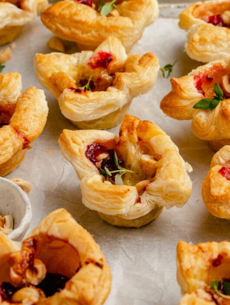 Cranberry Appetizer, Cranberry Brie Bites, The Defined Dish, Defined Dish, Cranberry Jelly, Cranberry Brie, Brie Bites, Crowd Pleasing Appetizers, Baked Brie