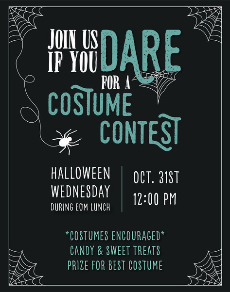 Invitation created for an office Halloween party/costume contest Fundraisers Ideas, Office Halloween Party, Junk Removal Business, Soiree Ideas, Cosplay Contest, Halloween Office Party, Contest Poster, Halloween Promotions, Halloween Party Poster