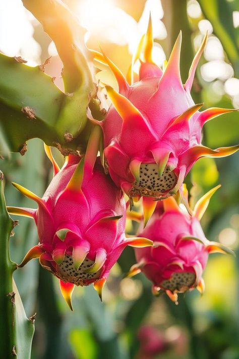 "🌵🌺 Dragon fruit is a stunning and delicious addition to any garden, and the best part is—you can grow it right at home! With these tips, you'll learn how to cultivate this exotic beauty, from choosing the right variety to providing the perfect growing conditions. Whether you're an experienced gardener or a beginner, growing dragon fruit is a rewarding and eye-catching way to enhance your space. 😋🌿 #GrowingDragonFruit #ExoticGardening #TropicalPlants #HomeGarden" Growing Dragon Fruit, How To Grow Dragon Fruit, Dragon Fruit, Tropical Plants, Cactus, At Home, Home And Garden, Fruit, Canning