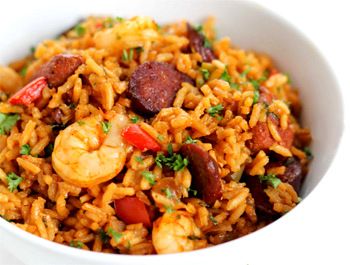 Jambalaya poulet, crevettes et chorizo (Louisiane) Chicken Chorizo, Creole Cooking, Jambalaya, Caribbean Recipes, How To Cook Shrimp, Rice Dishes, Chorizo, Paella, Gourmet Recipes