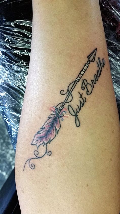 Let Them Arrow Tattoo, Arrow Dream Catcher Tattoo, Simple Southern Tattoos For Women, Warrior Arrow Tattoo, Southern Tattoos, Just Breathe Tattoo, Remember Tattoo, Arrow Tattoos For Women, 2024 Tattoo