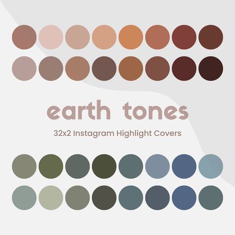 Earth Brown Color, Blue And Green Earth Tones, Earthy Instagram Highlight Covers, Color Palette Earthy Tones, Earth Green Color Palette, Cool Earthy Color Palette, Brown Neutral Color Palette, Forest Color Palette Earth Tones, Muted Color Palette Earth Tones