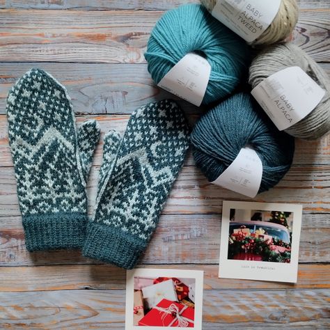 Winter mittens, fair isle double knit mittens, Alpaca wool Mittens, extra soft and cozy mittens, gift for her by HandmadebySladkova on Etsy First Baby Pictures, French Market Bag, Hand Knit Mittens, Knitted Mittens, Winter Mittens, Wool Mittens, Newborn Romper, Newborn Outfit, Knit Mittens