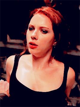 Are you kidding? I’m working. I’m in the middle of an interrogation. This moron is giving me everything. Black Widow Interrogation, Give Me Everything, Black Widow Natasha, Romanoff, Natasha Romanoff, Scarlett Johansson, Black Widow, Hulk, In The Middle