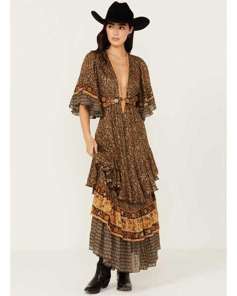 Women's Dresses & Skirts - Boot Barn Boot Barn Outfits Women, Barn Outfits, Western Aesthetics, Boot Barn, Tiered Ruffle Skirt, Cutout Maxi Dress, Skirts With Boots, Todays Outfit, Western Dresses