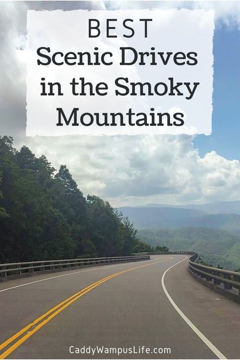 Looking for the best scenic drives in the Great Smoky Mountains? From driving the Cades Cove 11 mile loop to the Foothills Parkway, there are plenty of beautiful drives that you don't want to miss! Here is a list of the best scenic drives in the Smoky Mountains with bonus picnic and hiking options! Drawing Mountains, Gatlinburg Tennessee Vacation, Mountains Drawing, Smokey Mountains National Park, Tennessee Road Trip, Smokey Mountains Vacation, Gatlinburg Vacation, Photography Hiking, Smoky Mountains Vacation