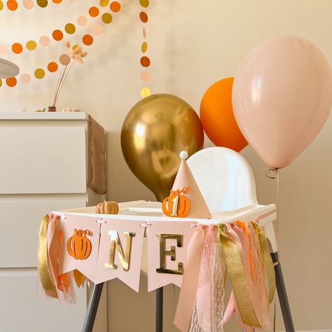 Looking for Fall 1st Birthday party decorations?! This eye-catching and awesome Little Pumpkin is Turning One banner is perfect to decorate the birthday baby’s highchair or use as a photo prop, especially for Cake Smash pictures.--COLOR--⇒ Available in two colors themes:• Berry, Gold, Orange• Blush, Gold, Orange--DETAILS--• Made of high quality design paper• Includes 3 pennants with an orange pumpkin, gold letters "N E" and embellished with cutest ribbon different texturetrims• Each pennant measures 3.9 x 5.3 inches• Pumpkin Banner is strung on a satin ribbon to be easy hang around the highchair or on the wall• Fall 1st Birthday Banner can be attached by simply using some clear tape• Fits a standard sized highchair• Gorgeous Little Pumpkin Highchair Banner is made carefully and accurately• Our Pumpkin Is Turning One Party Girl, Our Pumpkin Is Turning One Party, Our Little Pumpkin Is Turning One, Fall 1st Birthday Party, Pumpkin 1st Birthday Girl, Birthday Highchair Decorations, Fall 1st Birthdays, Pumpkin Banner, Cake Smash Pictures