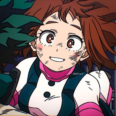 give credits to @dakixv if use in edits or something like that please 💌 | I also use tiktok and instagram Uraka Ochaco, Mha Women, Pin Anime, Deku X Uraraka, Ochaco Uraraka, Deku Boku No Hero, Best Friend Match, Ochako Uraraka, Cute Anime Profile Pictures