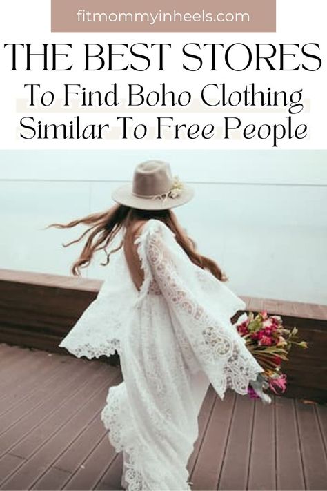 The Best Stores To Find Boho Clothing Similar To Free People. If you're a fashion enthusiast, you'll love Free People, a brand known for its bohemian-inspired clothing. They offer various styles, from flowy dresses to cozy sweaters. If you're looking for more affordable options or want to explore similar styles, we've compiled a list of 16 alternative places to shop. Free People Style Outfits, Christian Clothing Brands, Boho Clothing Brands, Mommy In Heels, Personal Style Types, Boho Store, Affordable Boho, Flowy Dresses, Outfit Styling