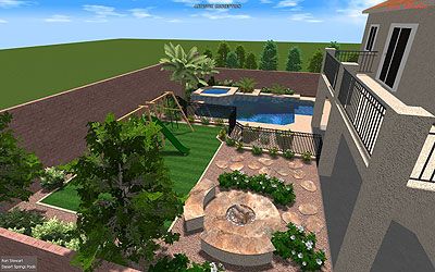 Desert Landscape Design, Patio Landscape Design, Spring Landscaping, Backyard Landscape Design, Desert Backyard, Residential Landscaping, Backyard Landscaping Plans, Backyard Landscape, Landscape Design Plans