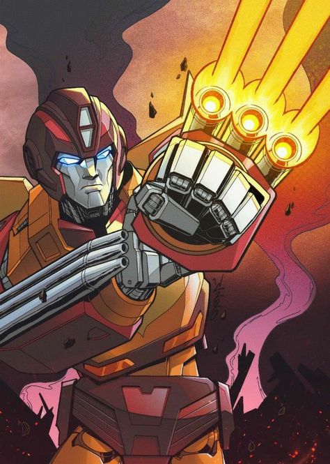 Transformers Hot Rod Art, Hot Rod Transformers G1, Transformers Decepticons Art, Transformers Hot Rod, Transformers Windblade, Transformers Comic Art, Hot Rod Transformers, Grimlock Transformers, Rodimus Prime