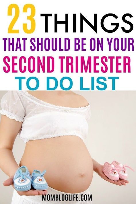 Here are 23 things that need to be on your second trimester to do list. Pregnancy tips to help you get ready for your newborn baby. Advice for things to help you take care of your pregnant self. 2nd trimester to do list that will have you feeling more ready for your newborn baby! #pregnant #pregnancy #newmom Trimester To Do List, Second Trimester Pregnancy, What Should I Eat, Pregnancy Info, Baby Kicking, Pregnancy Hacks, Pregnancy Essentials, Pregnancy Advice, Pregnancy Diet